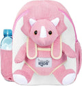 Naturally KIDS Pink Dinosaur Toys for Girls 4-5, Triceratops Toy, Dinosaur Gifts for 4 Year Old Girls, Gifts for 5 Year Old Girl, Toddler Backpack