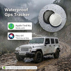 2 Pack GPS Tracker for Vehicles with Magnetic Case Global Real-Time Bluetooth Tracking Device for Cars Hidden Work with Apple Find My (iOS Only) Waterproof No Fee No Subscription No SIM Card Required