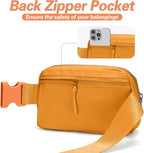 JSJ Mini Fanny Pack for Women & Men,Valentines Day Gifts for Girls Teens Kids Daughter Sister Her,Trendy Stuff Crossbody Bags Cute Everywhere Belt Bags. (Orange)
