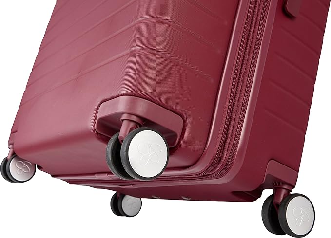 Jessica Simpson Countryside 21" Expandable 8-Wheel Spinner Carry On Luggage Suitcase, Burnt Russet