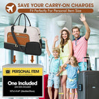 Travel Duffle Bag Weekender for Women - Carry-On Overnight Bag Personal Item Bag with Shoe Compartment & Wet Pocket Large Weekend Tote Bags with Toiletry Bag Hospital Bags for Labor and Delivery