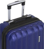 Dejuno Camden New Generation Hardside 3-Piece Expandable Spinner Luggage Set, Navy