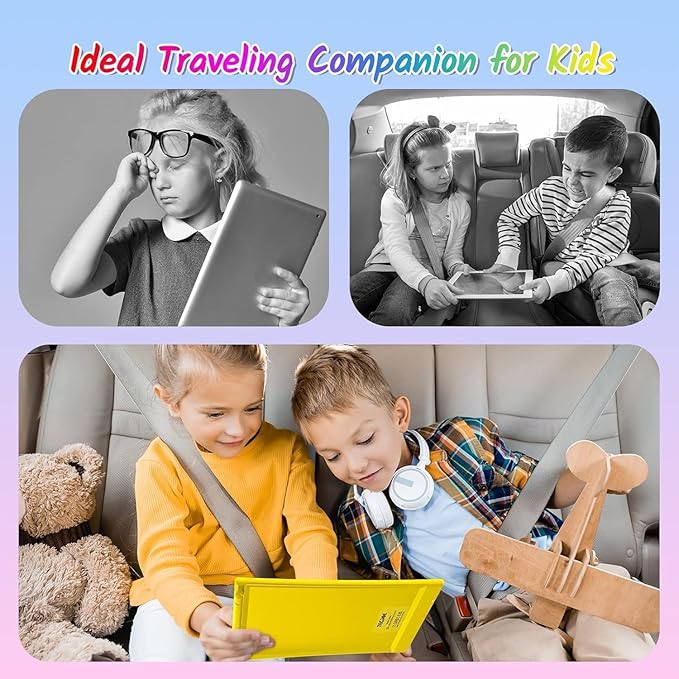 TECJOE 10 Inch 2 Pack LCD Writing Tablet, Colorful Doodle Board Drawing Tablet for Kids, No Mess Toddler Travel Learning Toys, Christmas Birthday Gifts for 3 4 5 6 7 8 Year Old Boys Girls Preschooler