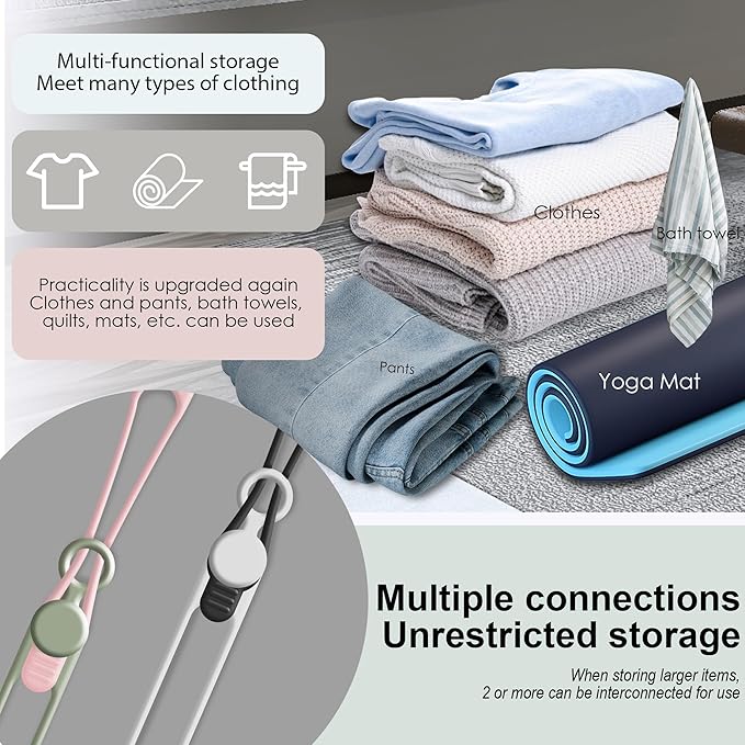 24Pcs Silicone Cable Straps Cord Organizer for Bundling Earphone, Phone Charger, Computer Cords, Reusable Cable Ties Wire Organizer in Home,Office,Kitchen,School (4 Colors)