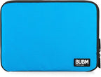 BUBM Double Layer Electronics Organizer, Travel Gadget Bag for Cables, Memory Cards, Flash Hard Drive and More, Fit for iPad or Tablet(up To 9.7")--Large, Blue