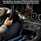 [Apple MFi Certified] iPhone 17 Car Charger Fast Charging, KYOHAYA 4-Port 90W USB-C&USB-A Power Cigarette Lighter PD/QC USB-C Car Charger + Type-C Braided Cord for iPhone 17/17 Pro/16/15/Galaxy/Pixel
