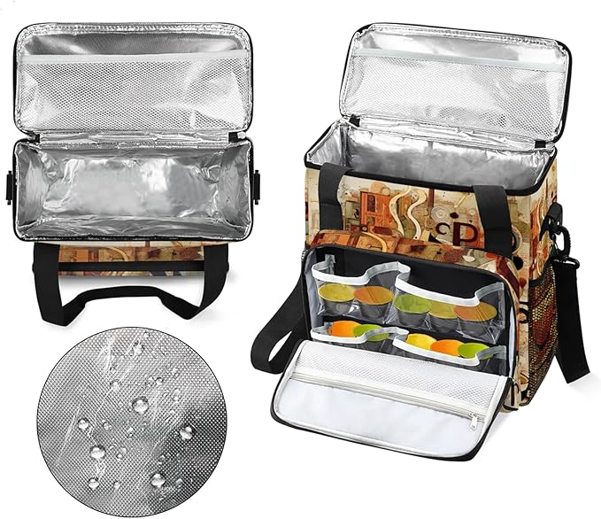 Coffee Maker Travel Bag Compatible with Keurig K-Mini or K-Mini Plus, Single Serve Coffee Brewer Carrying Case with Multiple Pockets for K-Cup Pods, Storage Bag With Shoulder Strap(Bag Only)