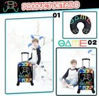 Kid’s Luggage Set 2 Piece Suitcase Set 16’’ Hardside Luggage with Spinner Wheels Girls Boys Carry on Luggage Travel Rolling Luggage Airline Approved
