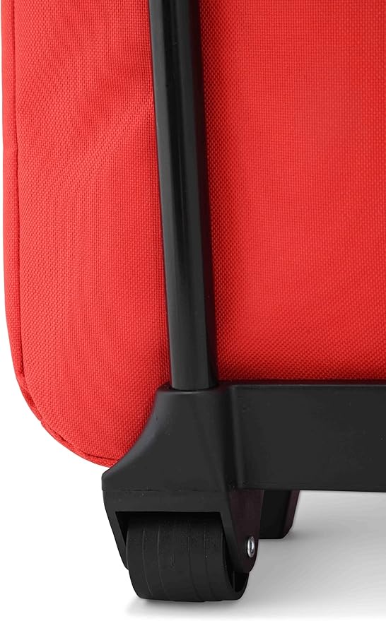 Fast Forward Cars Luggage 16" Soft Side Wheeled Pilot Case- Rolling Suitcase 16x12x5
