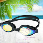EWPJDK Kids Swim Goggles - 2 Pack Swimming Goggles Anti Fog No Leaking For Kids Age 3-15
