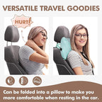 Tirrinia Travel Blanket and Pillow Set, Soft Compact Airplane Blanket with Foot Pockets, 4-in-1 Travel Essentials for Women Men, Portable Travel Gifts for Her, Travel Blanket for Airplanes, Cars