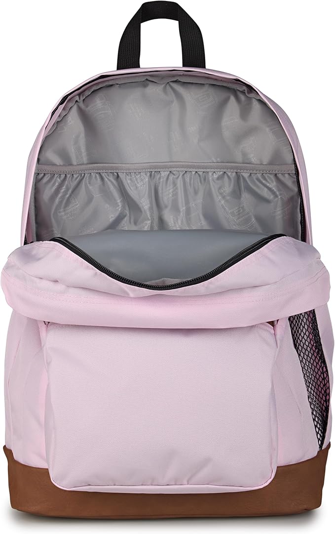 JanSport Cool Backpack with 15-inch Laptop Sleeve, Large Computer Bag Rucksack with 2 Compartments, Ergonomic Straps, Pink Ice