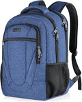 BIKROD Backpack for Women and Men, Extra Large School Backpacks for Teens, Water Resistant Back Pack Fits 17 Inch Laptop, Business Anti Theft Sturdy Computer Bag Gifts, Blue