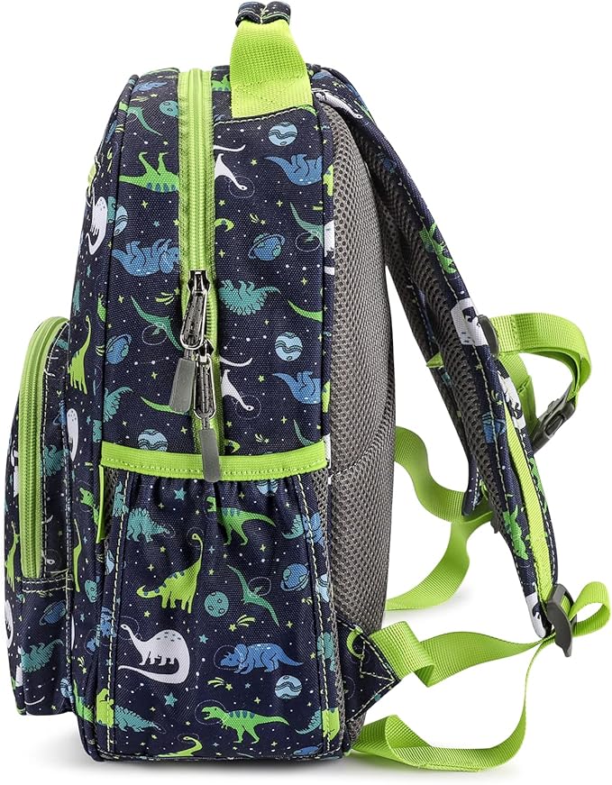 mibasies Boys Backpack 5-8: Lightweight Kids Backpacks Boys - Boy Bookbag for Elementary School - Galaxy Dinosaur