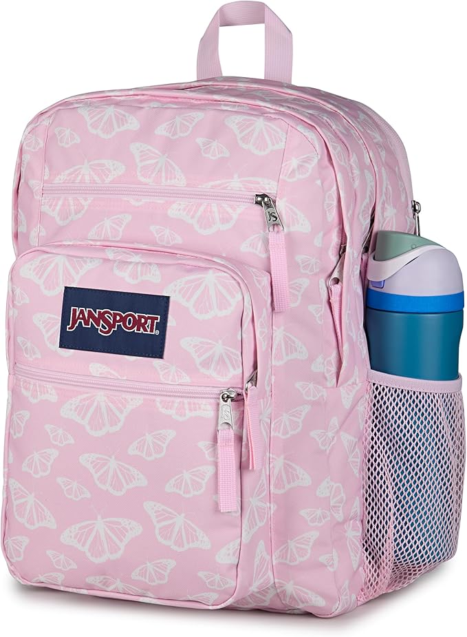 JanSport Laptop Backpack - Computer Bag with 2 Compartments, Ergonomic Shoulder Straps, 15” Laptop Sleeve, Haul Handle - Flutter By