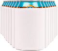 Blank Beer Can Cooler Sleeves (110-Pack) Soft Insulated Beer Can Coolies - HTV Friendly Blank Koolies in Bulk for Beer Cans & Bottles - Coolie Blanks for Vinyl Projects & Wedding Favors (White)