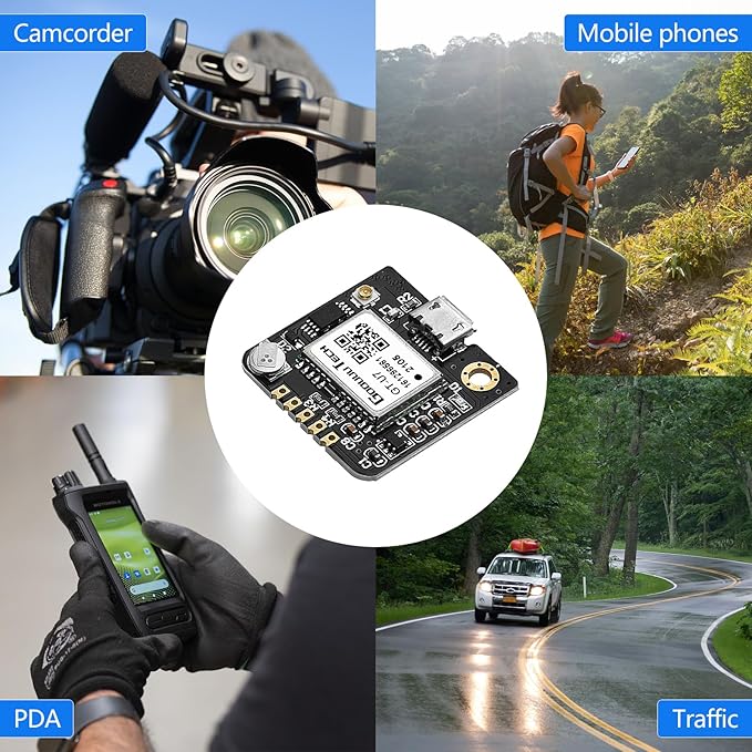 GT-U7 GPS Module Navigation Satellite Positioning NEO-6M Arduino GPS Receiver Compatible with 51 Microcontroller STM32 Arduino UNO R3 with Antenna High Sensitivity Suitable for Vehicles