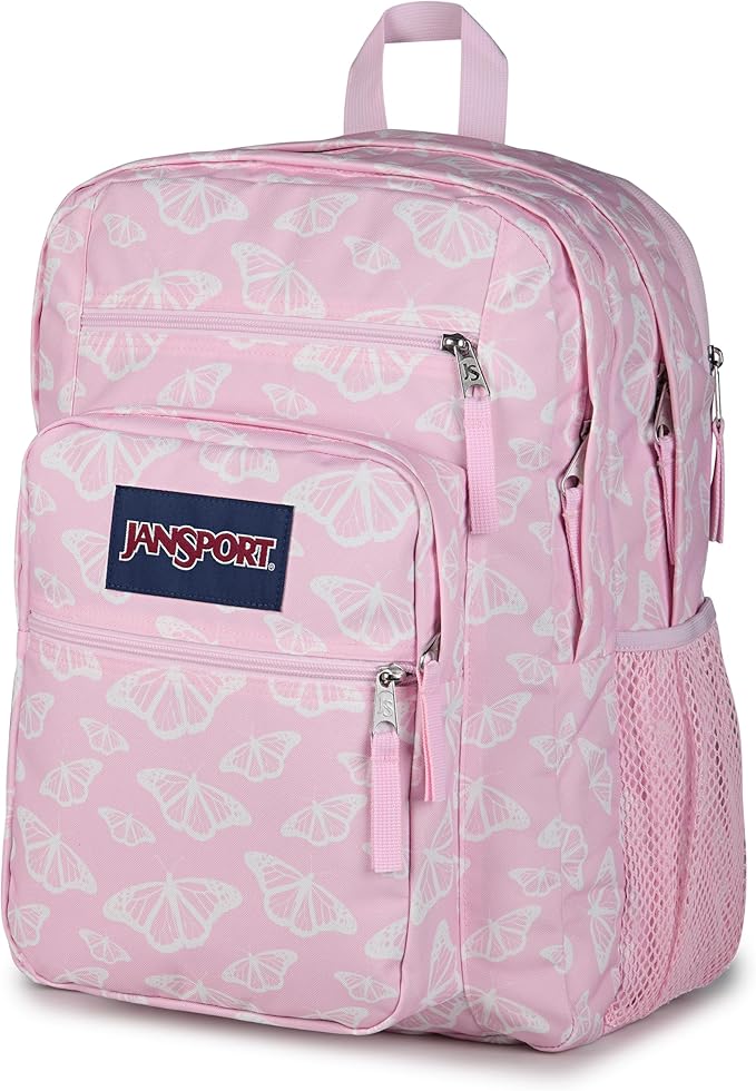 JanSport Laptop Backpack - Computer Bag with 2 Compartments, Ergonomic Shoulder Straps, 15” Laptop Sleeve, Haul Handle - Flutter By