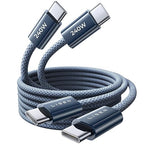 LISEN USB C to USB C Cable, 240W Type C Charger Fast Charging Cable (10FT, 2 Pack) C to C Cable Fast Charging for iPhone 17 16 Series, iPad, MacBook Air Pro Samsung Galaxy S26 S25