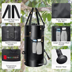 SPACEREST 5 Gal/3 Gal Solar Shower Bag, Solar Heating Camping Shower Bag, On-Off Switchable Shower Head, Portable Shower with Thick Tarpaulin for Camping, Surfing, Outdoor Traveling, No Tear & Leak