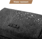 BAGSMART Toiletry Bag for Men, Canvas Travel Toiletry Organizer Dopp Kit Water-resistant Shaving Bag for Toiletries Accessories,Black-Medium
