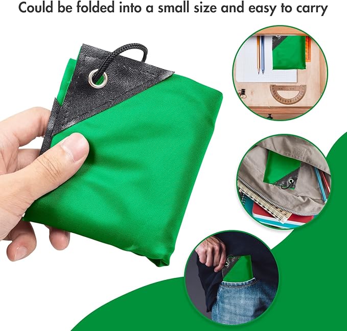 IKAYAS 6Pcs Drawstring Bags Bulk Green Drawstring Backpack, String Backpack Cinch Sack Sport Gym Backpack Bags for Yoga Traviling Outdoor Sports