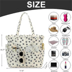 Bluboon Waterproof Beach Tote Pool Bags for Women Ladies Extra Large Carry On Bag With Wet Compartment for Weekender Travel