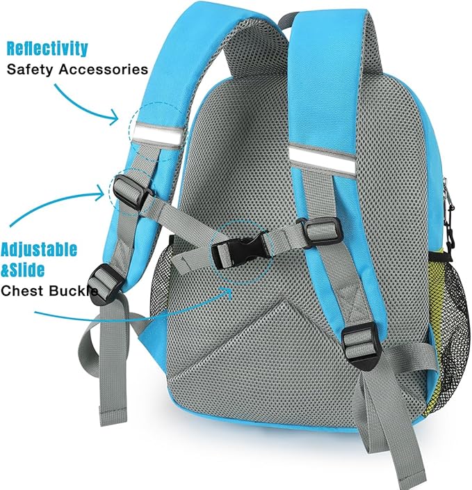 STEAMEDBUN Kids Backpack for Boys,Kindergarten Backpack for Toddler Boys Age 3-6