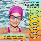 Flutesan 6 Pack Swim Goggles for Adult Anti Fog Swimming Glasses with Ear Plugs Nose Clip No Leaking Full Protection Goggles