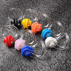 8 Pieces Silicone Swimming Nose Clip, Waterproof Silica Gel Surfing Nose Plug Protector Soft Latex Plugs for Kids and Adults (8 Colors)