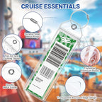 8 Pack DCL Cruise Luggage Tag Holder & Cruise Essentials for Dream, Fantasy, Magic, Wonder, Wish & Treasure 2025-2026 Cruise Must Have by SEAVILIA