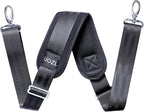 59 Inch Shoulder Straps, Soft with Ultra-Thick Fixed Shoulder Pad, Two Way Independently Adjustable Buckle Replacement Straps for Laptop Bag Messenger Bag Tool Bag Luggage,Black
