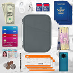 Family Passport Holder for Travel with RFID Blocking, Traveling Essentials Organizer Pouch Bag, Light Passport Wallet for Travel Must Haves Accessories for Women Men