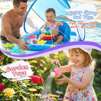 Fajiabao Bath Toys for Kids Ages 1-3 Toddler Bath Toys Mold Free for 2-4 Stacking Boat Water Table Pool Sand Bathtub Sensory Toys for Girls Boys Gifts