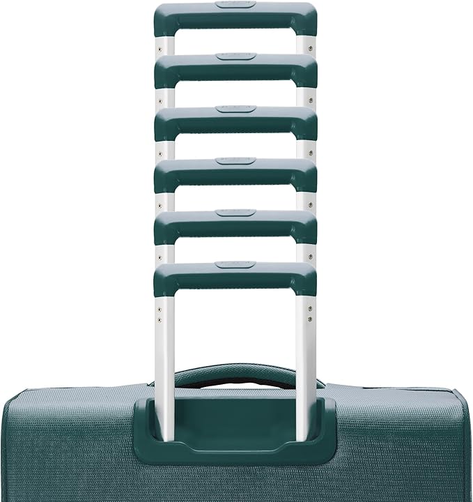 Samsonite UpLIFT Lightweight Medium Checked Softside Luggage with Spinner Wheels - Expandable - Airline-Approved, Polyester Soft Suitcase for Ultra Light Travel - Emerald Green