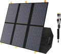 60W Portable Solar Panel for Power Station, 24% High Efficiency Foldable Solar Charger with QC3.0 USB-A PD3.0 DC Output, IP67 Waterproof Solar Panels for Camping RV, Power Outage (Without Generator)