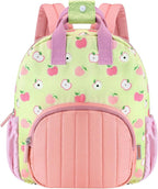 GAGAKU Toddler Backpack for Girls 2-4 years Kids Mini Backpacks Lightweight Breathable Comfortable Preschool Daypack for School Travel Lightwieght Bag - Green