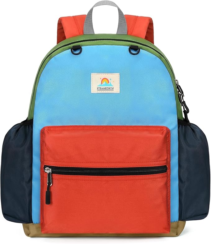 STEAMEDBUN Kids Backpack for Boys 6-8: Toddler Backpack for Preschool Kindergarten - Boys Backpacks for Elementary 4-6
