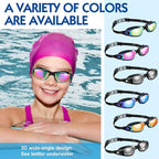Flutesan 6 Pack Swim Goggles for Adult Anti Fog Swimming Glasses with Ear Plugs Nose Clip No Leaking Full Protection Goggles