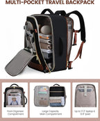 LOVEVOOK Travel Backpack for Women, 40L Carry On Backpack for Airplanes