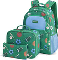 mommore Kids Backpack for Boys Girls 4-8 Kindergarten Elementary School Backpack with Lunch Box - 15” H Fit Folder
