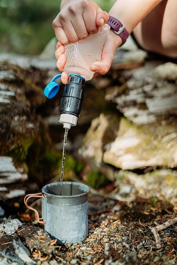 Sawyer Products SP301 Micro Squeeze Water Filtration System, Cnoc Premium 750ml Liter Pouch