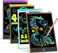 TECJOE 4 Pack LCD Writing Tablet, 8.5 Inch Colorful Drawing Board, Kids Travel Games Activity Learning Toys, Birthday Gifts for 3-8 Year Old Boys Girls Toddlers Preschooler