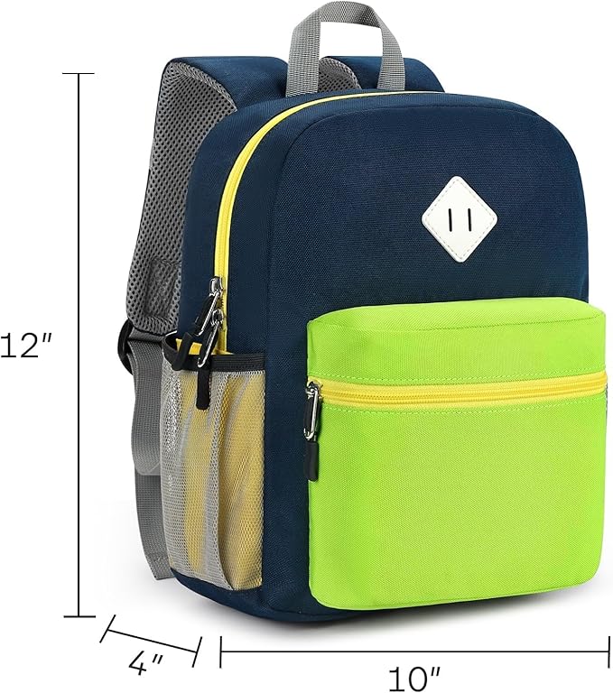 mibasies Toddler Backpack for Boys 2-4: Preschool Backpacks for Boys - Cute Kids Backpack