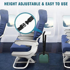 Foot Hammock for Plane Travel, Memory Foam Airplane Foot Hammock,Long Flight Foot Rest - Plane Gadgets