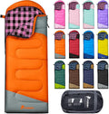 PTEROMY Sleeping Bags for Adults, Lightweight and Machine Washable, Water Resistant Backpacking Camping Sleeping Bag for Warm Cold Weather, Camping Essentials for Hiking Travel