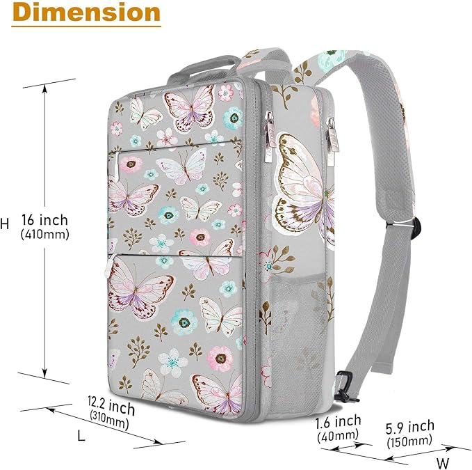 ZINZ Slim & Expandable Laptop Backpack 15 15.6 16 Inch Case, Water Resistant Travel Backpack Compatible with MacBook Pro/Neo 16" 15", Dell XPS 15 16 and Most 15" 15.6" 16" Notebooks，P01A01