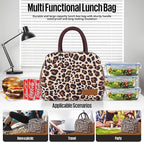 douyadady Lunch Bag Women/Men Lunch Box Women/Men (leopard)