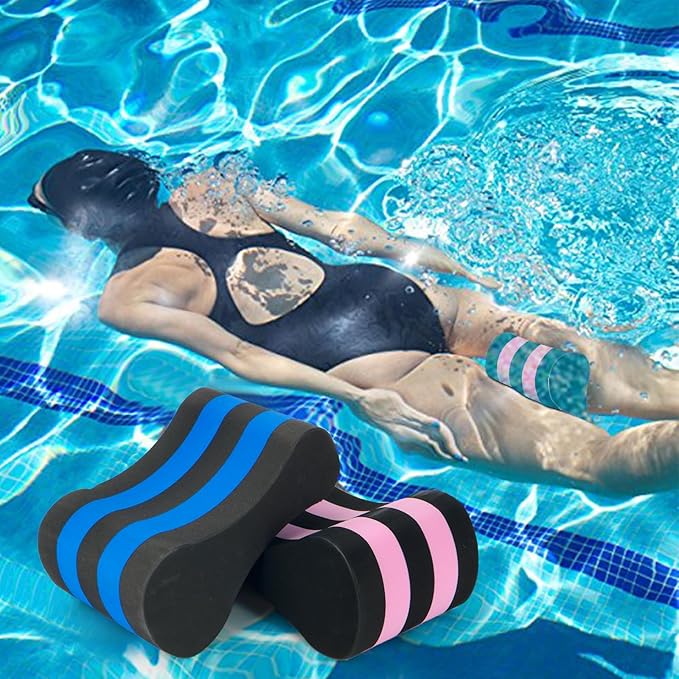 Swimming Pull Float, Soft Swimming Float Kickboard, EVA 5-Layer Pull Buoy Leg Float, Pool Training Aid, Legs and HIPS Support for Adults, Kids, and Beginners