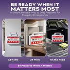 100 Person OSHA Compliant First Aid Kit for Businesses, Vehicles, Trucks, Construction Site - Type III, ANSI Class A Emergency Kit - 364 Piece Essential First Aid Supplies